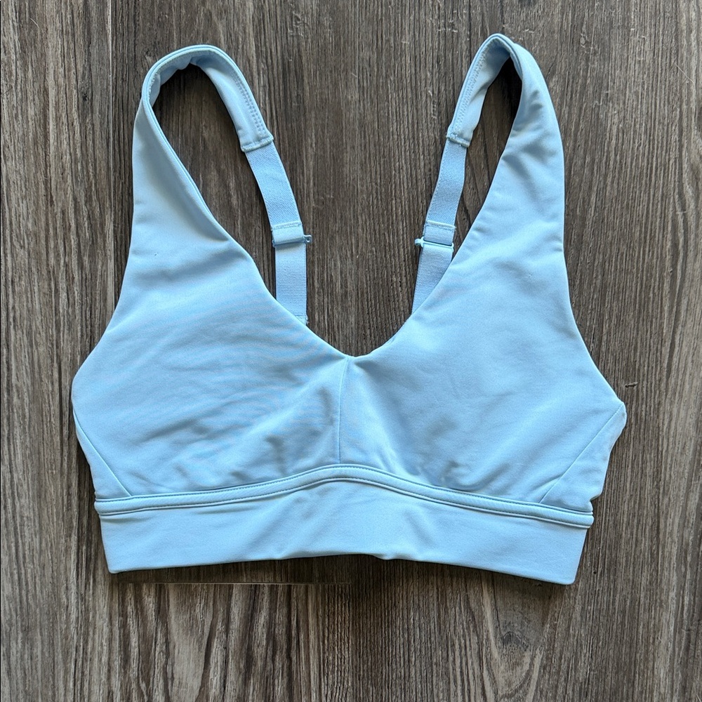 Fabletics Sky Blue Sports Bra